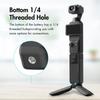 Battery Handle for Pocket 3, with 2800mAh Battery Fast Charging, Battery Grip Supports External Tripod