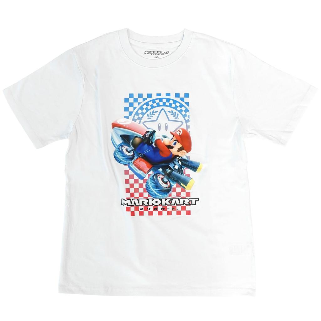 Mario Mario 3D [Fineplus] T-shirt, short-sleeved, Kart, Race, merchandise, character.