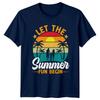 Let The Summer Fun Begin TShirt Family Beach Vacation Gift For Him And Her
