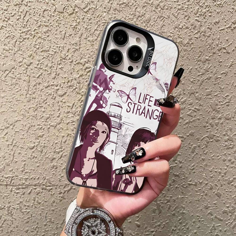 Game Anime Life Is S-Strange Cute Phone Case For IPhone 17 16 15 14 13 12 11 Pro Max Plus Color Silver Cover