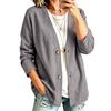 Women's Casual Cotton Linen Cardigan - Open Front Long Sleeve Lightweight Outerwear