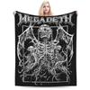 Killing Is My Business  Rock Band Blanket Flannel Megadeths Lightweight Throw Blanket for Car Sofa Couch Bedspread
