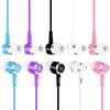 In-ear Heavy Bass Universal Stereo Sound Crystal Line Sports Earplugs