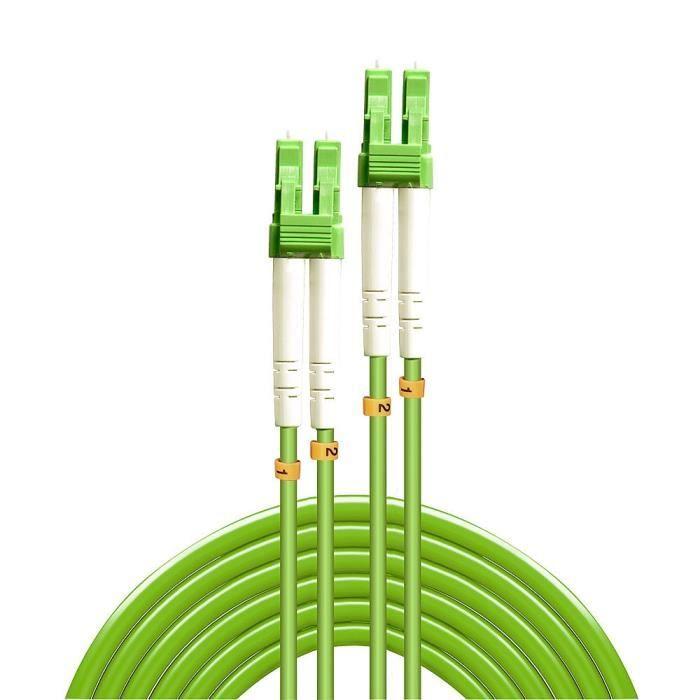 Fiber Optic Cable - LINDY - 46311 - LC-LC - 2m - OM5 - Green