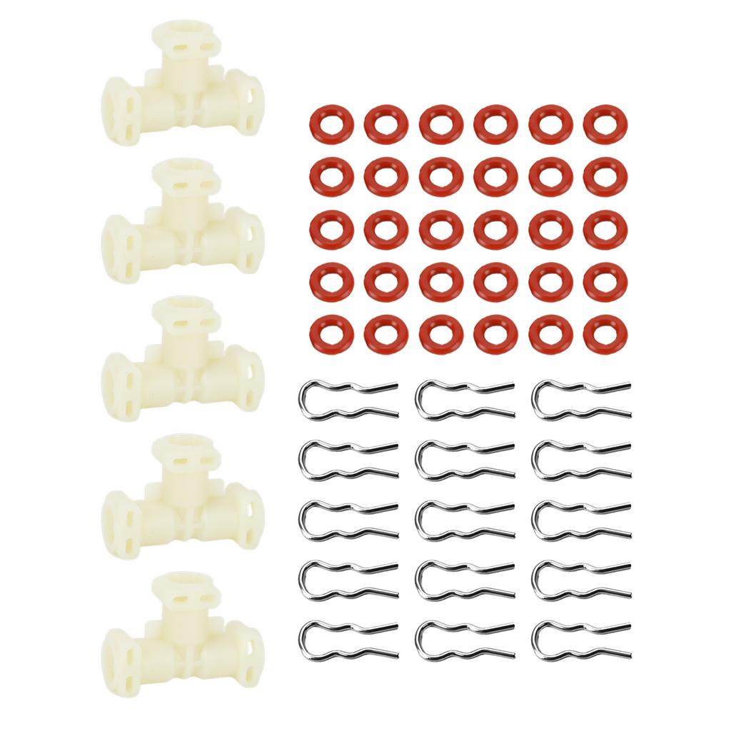 5pcs 3 Way T Hose Connector Replacement for Jura Coffee Machine T Type Fluid Connector With O Rings Clamps