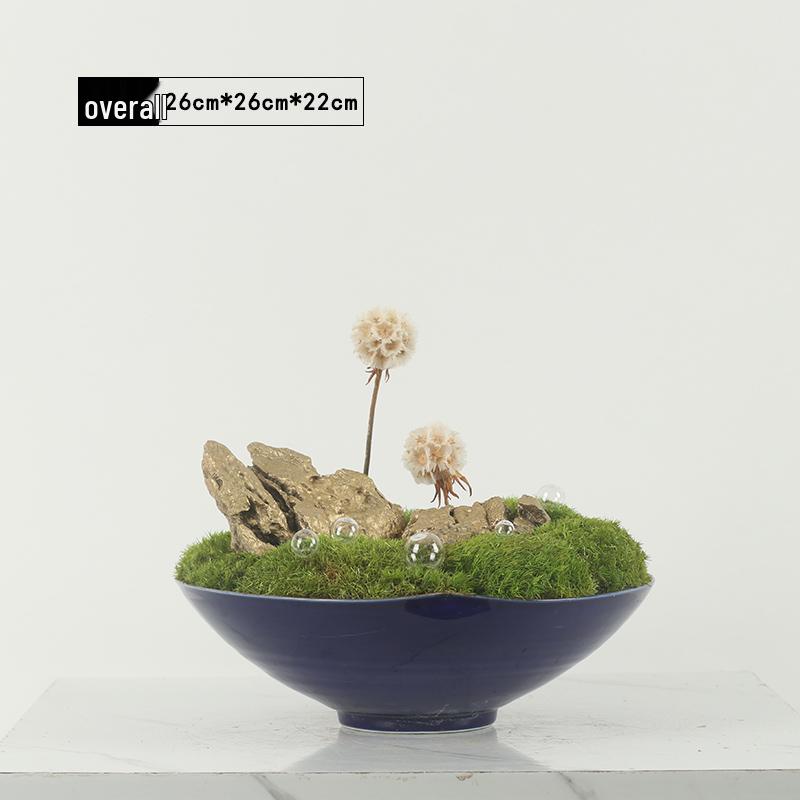 Chinese Style Floral Coffee Table Arrangement for Living Room or Hotel Decor