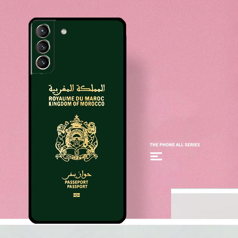 Custodia per Telefono con Stemma Bandiera del Marocco per Samsung Galaxy S25 S26 Ultra S20 S21 S22 S23 S24 Plus S10 S25 FE Cover Coque