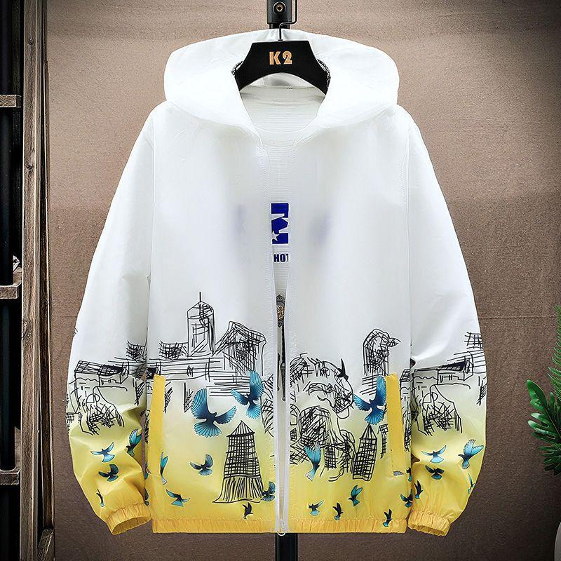 

Outdoor Ice Silk Elastic Ultra-thin Clothing Sun Protection Jacket Beach Top Waterproof Lightweight Anti UV M