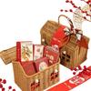 Natural PP Materials User Friendly Woven Hand Basket Highly Durable for Homes Organization Picnics Essential and Gift Packaging