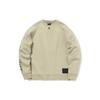 Li Ning BADFIVE Sweatshirts Men's Medium Khaki Crew Neck Moderate Regular AWDQ751-1