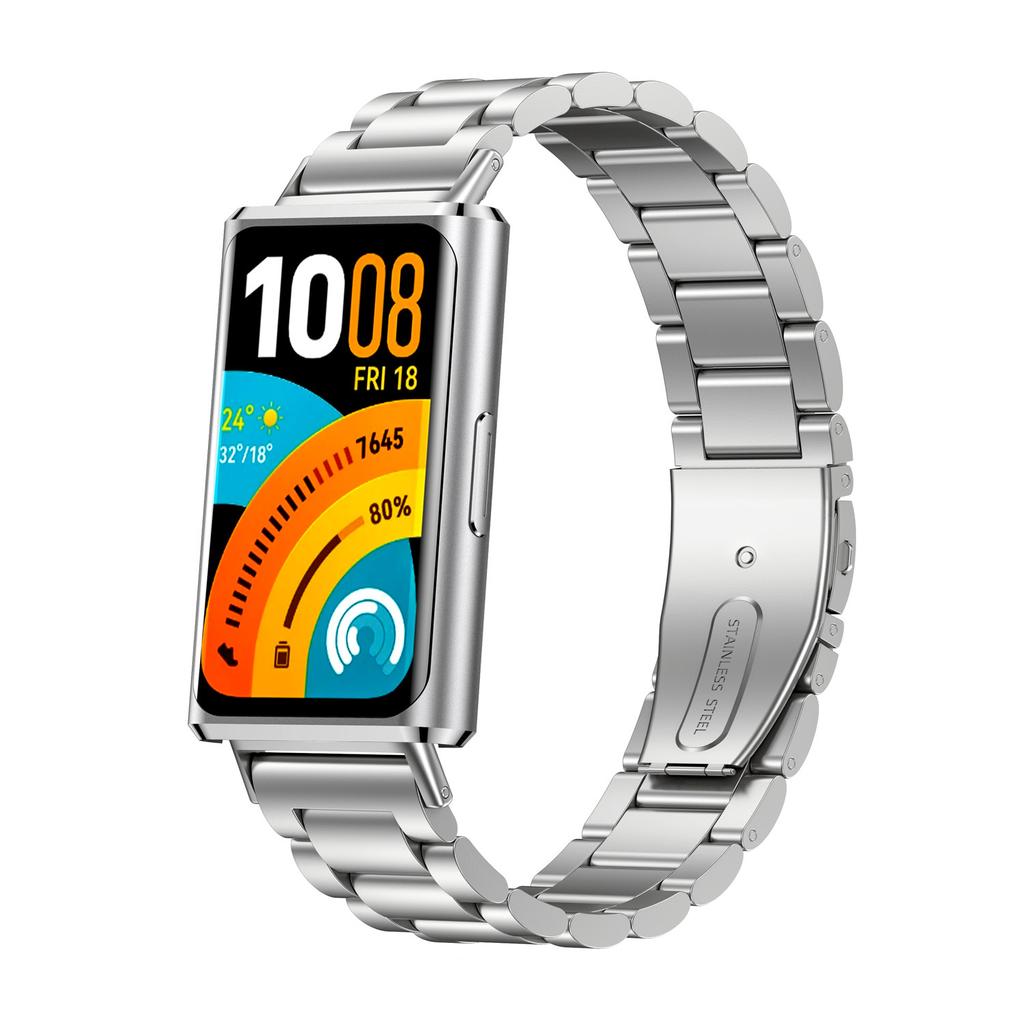 Metalowa bransoleta do zegarka Huawei band 11 Stal nierdzewna Klasyczna bransoletka Correa huawei band 11Pro Elegancka bransoleta do smartwatcha