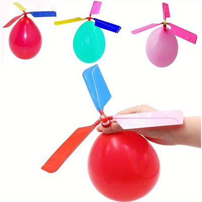 5 stücke Luftballons Hubschrauber Spielzeug Tragbare Outdoor Hubschrauber Fliegende Ballons Kreatives Spielzeug für Kinder