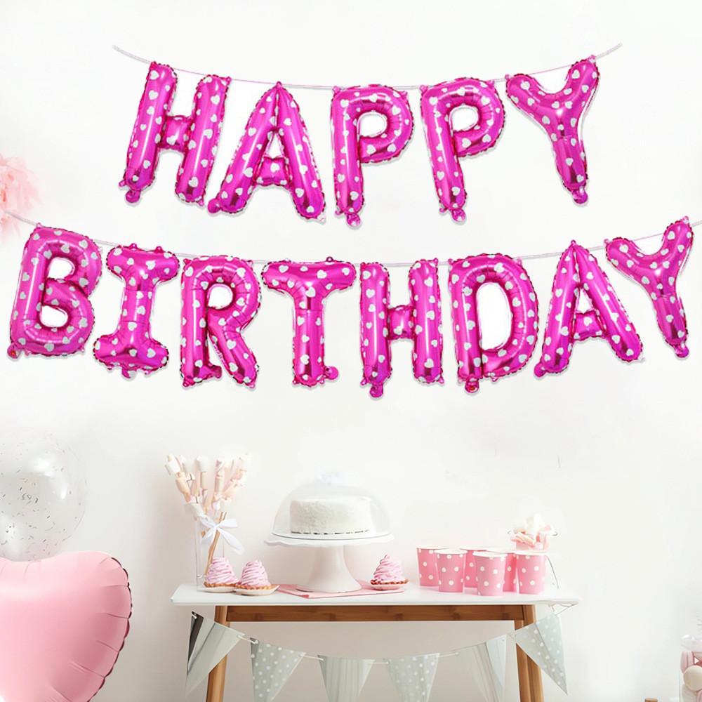 Alles Gute zum Geburtstag Aluminiumfolienballons Bunte Partydekorationen für Kinder und Erwachsene