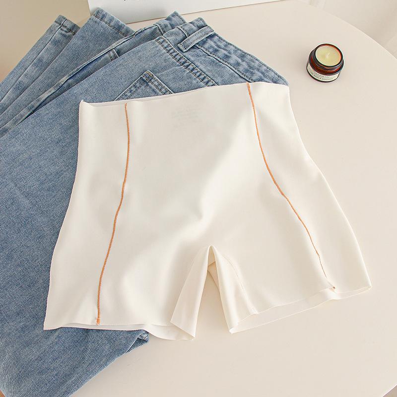 

Women s Anti-Exposure Ice Silk Seamless Shorts, Summer Thin, Breathable, No Roll-Up, Outer Wear, Hip-Lifting Safety Pants. M (40-50 kg)