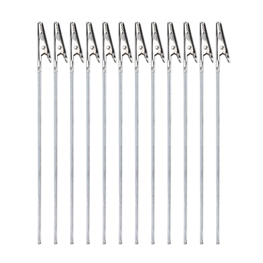 12Pcs Rust Proof Wear Resistant Strong Not Easily Deformed Roach Clip for Photos Memos Cards