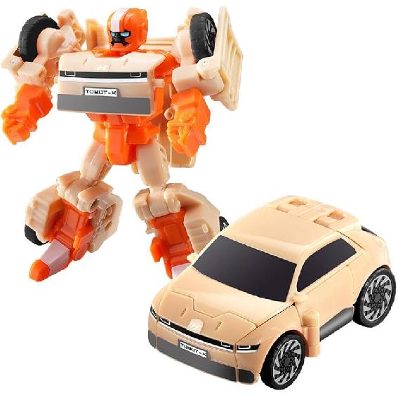 Mini Tobot Youngtoys Car, трансформирующий коллекционный автомобиль в анимационного персонажа робота (Мини Тобот Приключение X) Mini Tobot X