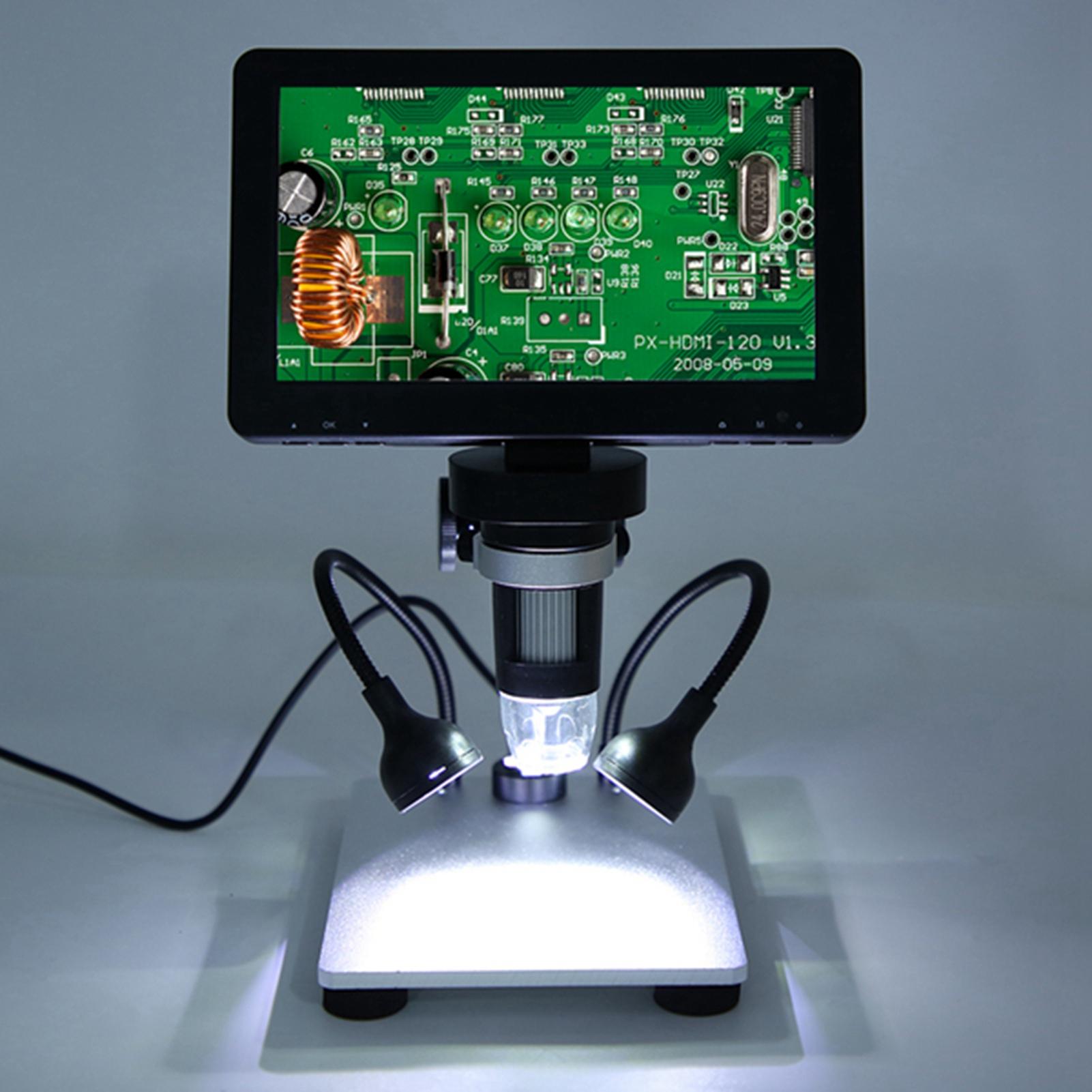 

Microscope Industrial Microscope 12MP High‑Definition 7in 1200x Industrial Electric Digital Microscope Mobile Phone Repairing