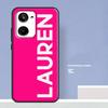 Pink Personalized Custom Name Monogram For Realme 10 8 9 Pro Plus C11 C15 C30 C31 C33 C35 C55 C21Y C25Y GT Neo 5 2 3 3T GT3 Case