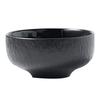 Japanese Creative Cooking Tableware Hotel Commercial Rice Bowl Household Ceramic Bowl Single Black And White New One Person Food