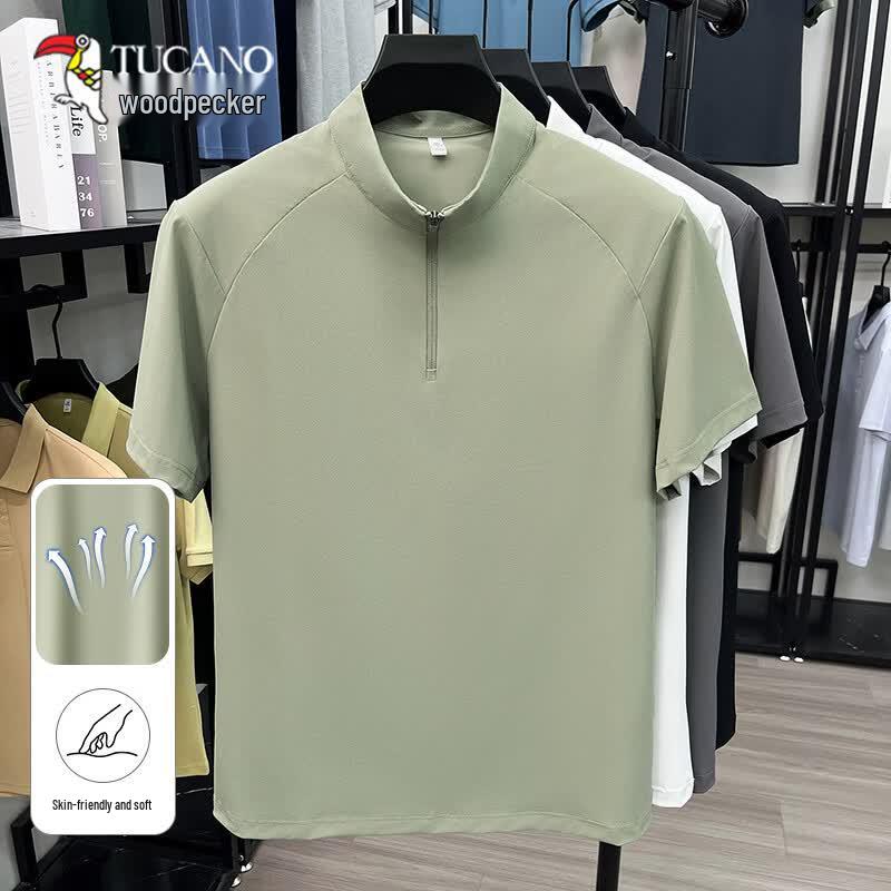 TUCANO Men s Short Sleeve Ice Silk Polo Shirt 3XL