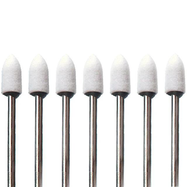 7pc/set Milling Cutter Nail Drill Bits Corundum Rotary Manicure Machine for Manicure Nails Accessories Tools