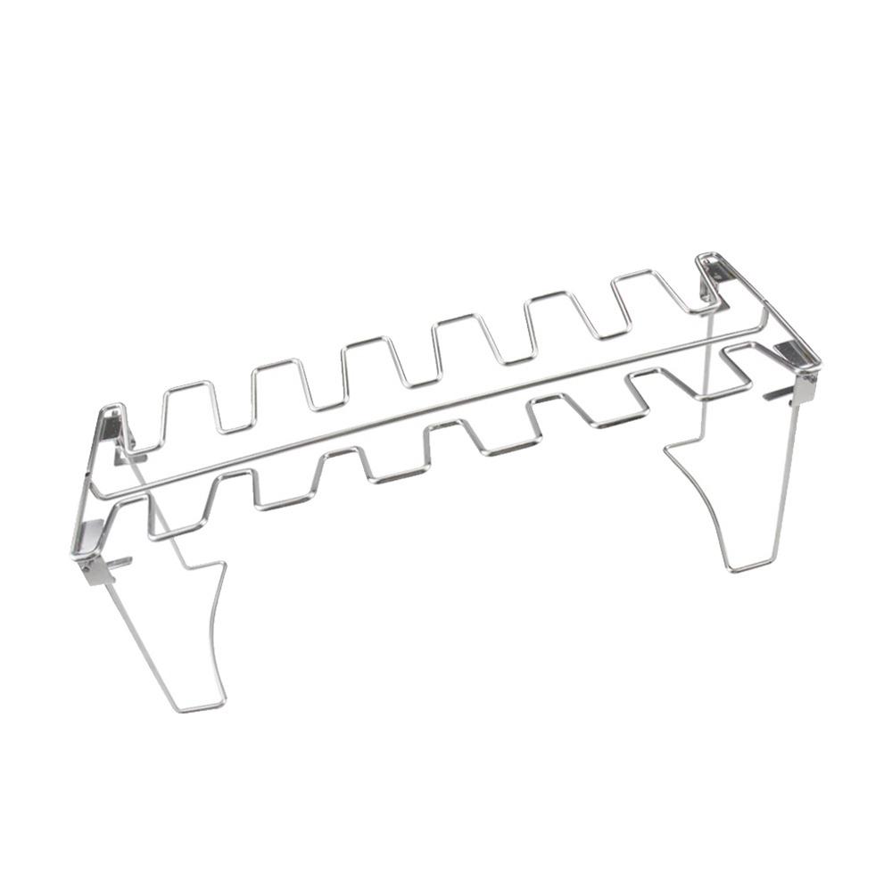 Cooking Stand BBQ Rack with Tray Stainless Steel Barbecue Rack Oven Roasting grill