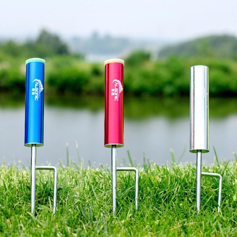 Fishing Rod Poles Holder Convenient Sea Poles Holder Insert Ground Metal Stand