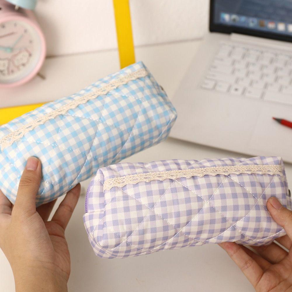 Large Capacity Pen Bag Portable Cosmetic Bag Simple Storage Bag  Students