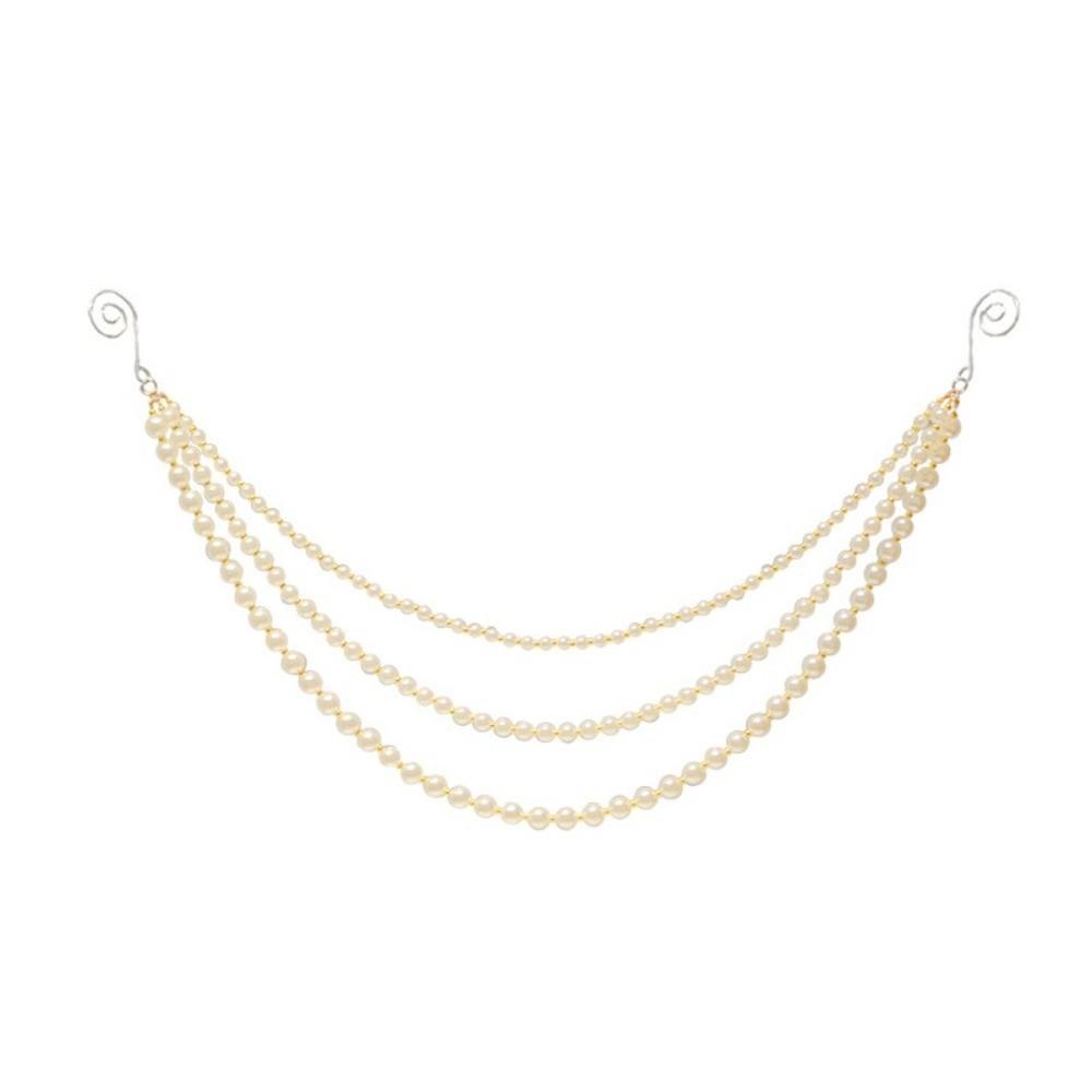 40-54cm Length Bead Chain Decorations Acrylic Beads Pearl Christmas Garlands  Window Atmosphere