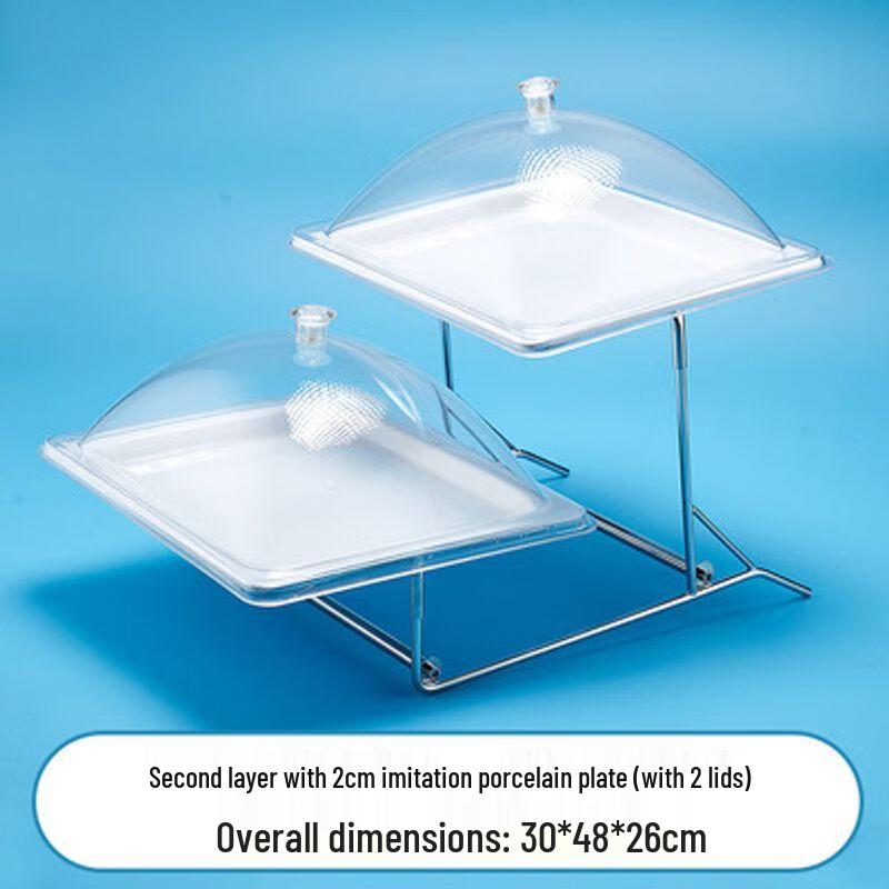 Three-Tier Melamine Serving Stand