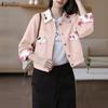 ZANZEA Women Floral Splice Turn Down Collar Long Sleeve Casual Blouse