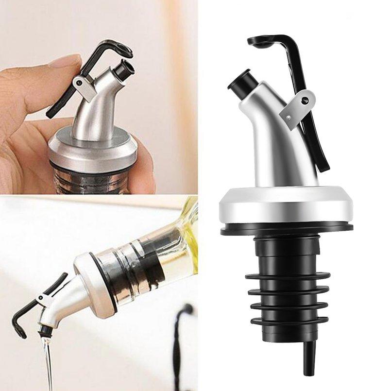 Botella de acero inoxidable Pourer Oil Cork Bartender Accesorios Botella de acero inoxidable Pourer Oil Cork Bartender Accesorios