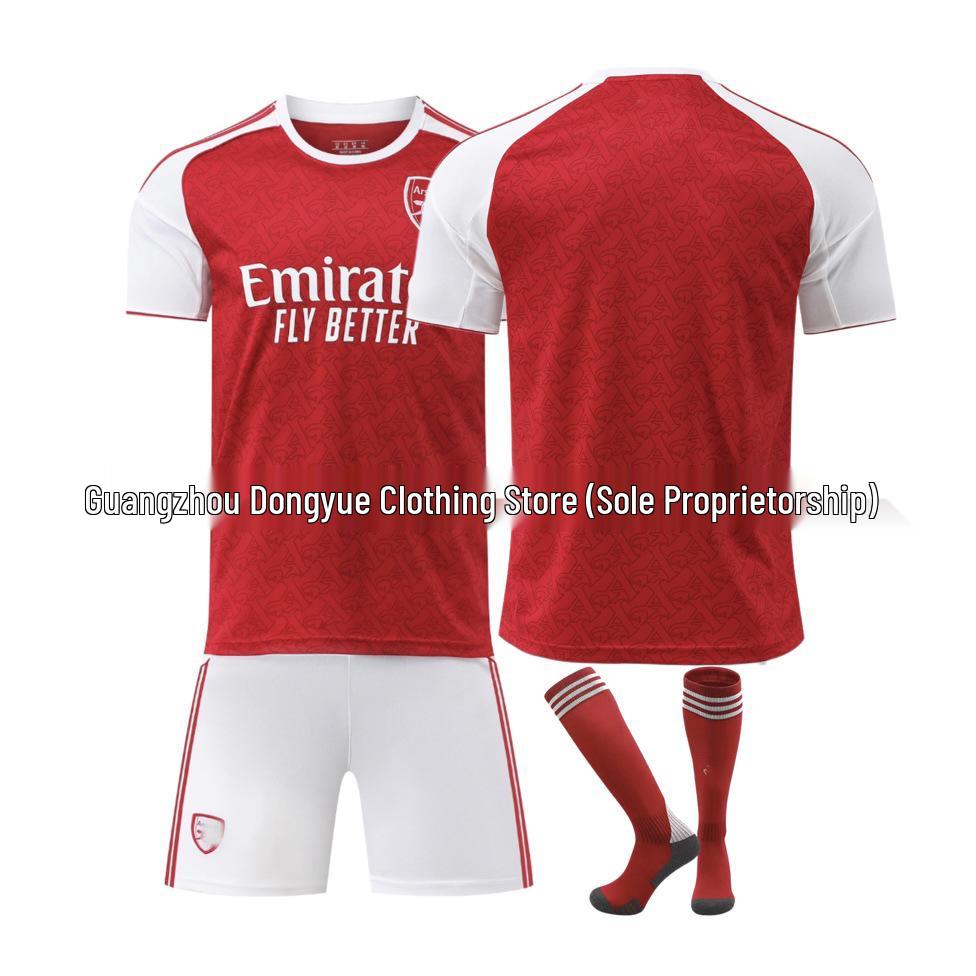 

Arsenal Home Jersey 25-26: Adult Kit & Kids #14 Short Sleeve Set Medium