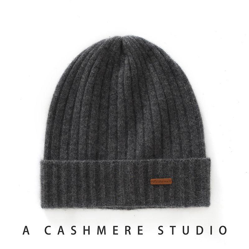 25 H/W Neue Unisex Extra Dicke Doppelsträngige Kaschmir Umschlagmütze: 100% Reines Kaschmir