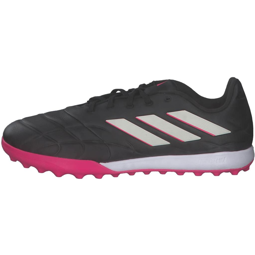 Adidas Copa TF LPX33 Futsal Core Shock Pink Size 2E Pure.3 Shoes, Black/Zero Metallic/Team (GY9054), 25.0 cm,
