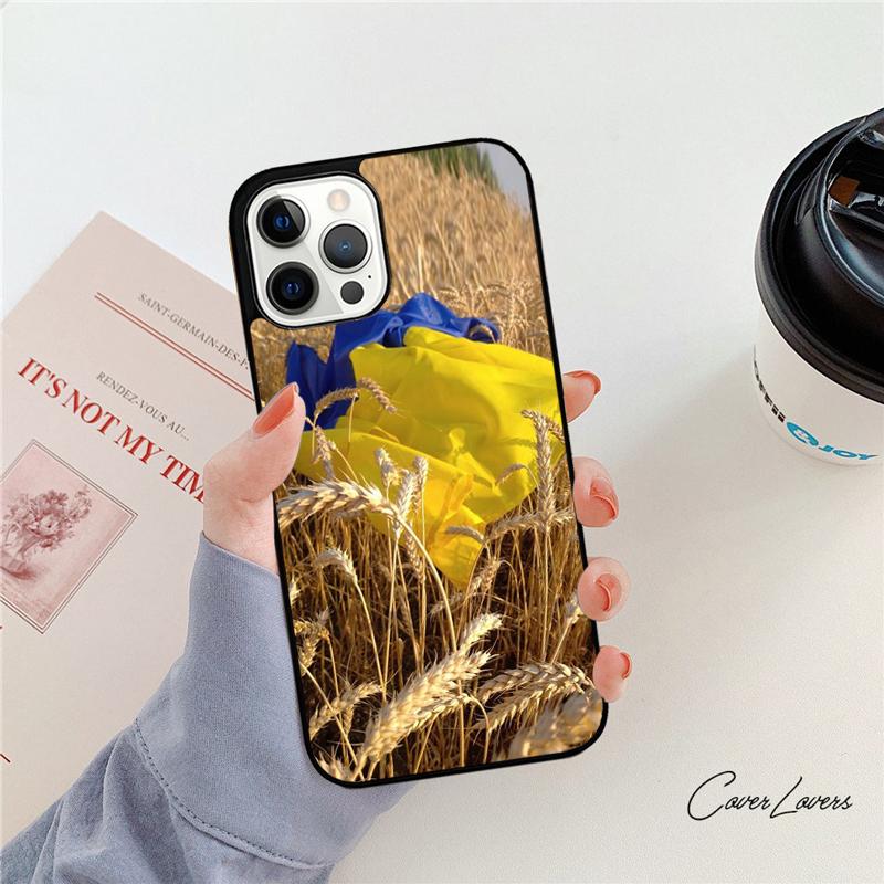 U-kraine Flag art work Phone Case For Apple iPhone 17 Air Pro Max Plus Coque For iPhone 14 15 16 13 12 Max Cover