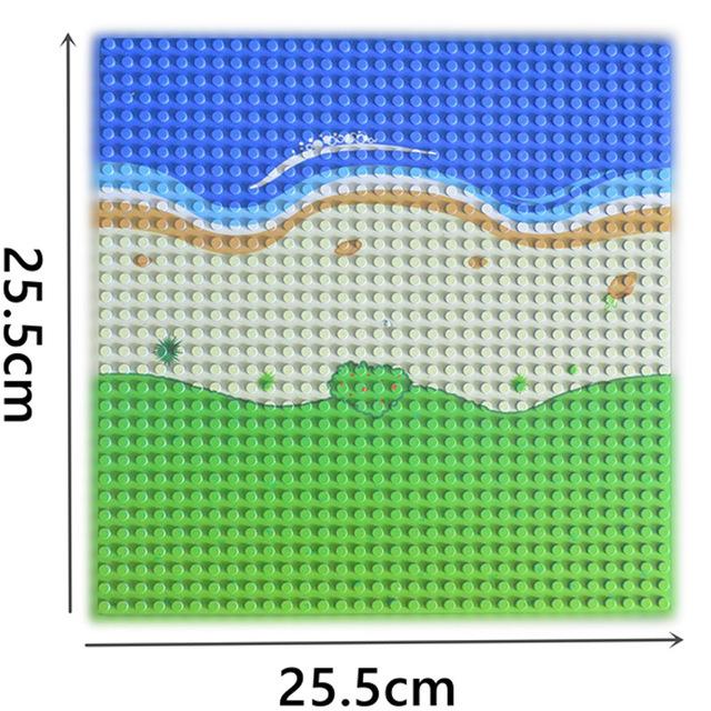 32x32 32x16 Dots Classic Base Plates Blocks Small Size DIY Bricks Baseplates ABS Plastic Assembly Plate Blocks For Children Kids