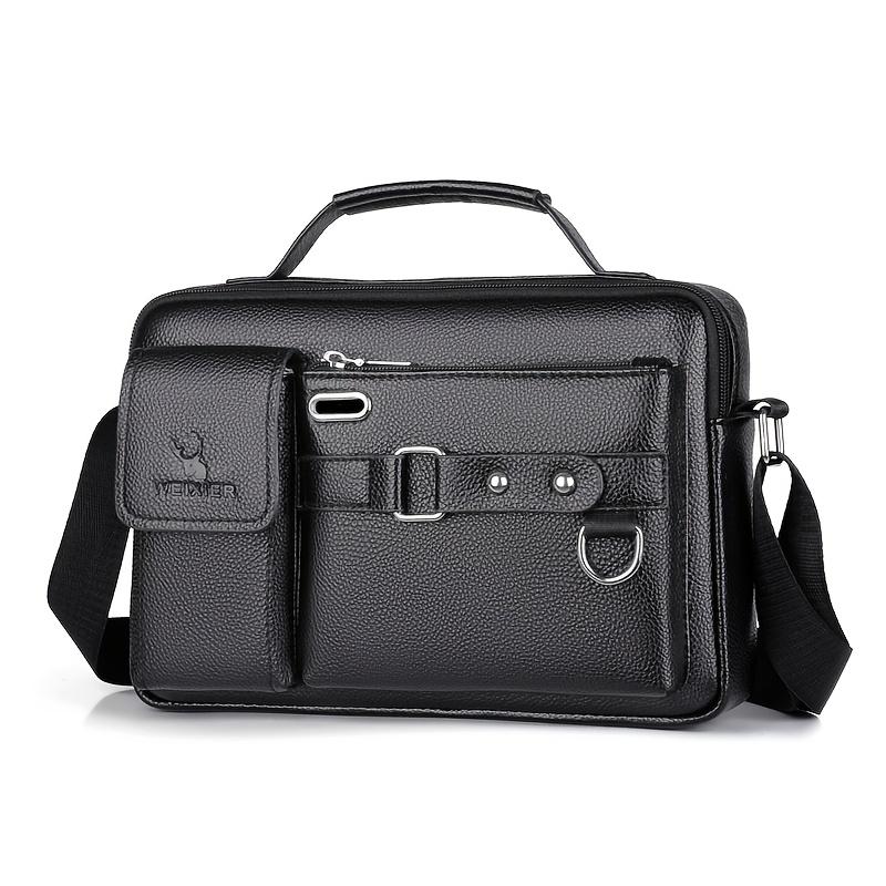 Men's Stylish Shoulder Crossbody Bag with Adjustable Strap Business Casual Use, Perfect for Commuting, Work, Everyday Essentials