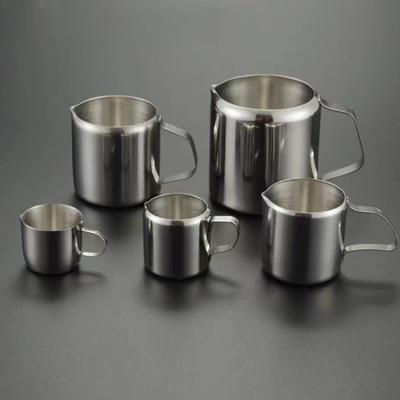 Edelstahl-Milchaufschäumkrug für Espresso, Dampf, Kaffee, Barista, Craft, Latte, Cappuccino, Milchbecher, Aufschäumkrug