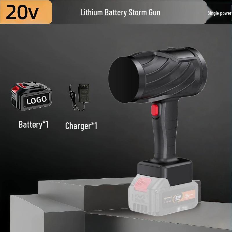 High-Power Lithium Battery Dust & Leaf Blower - Powerful Storm Fan for Home Use