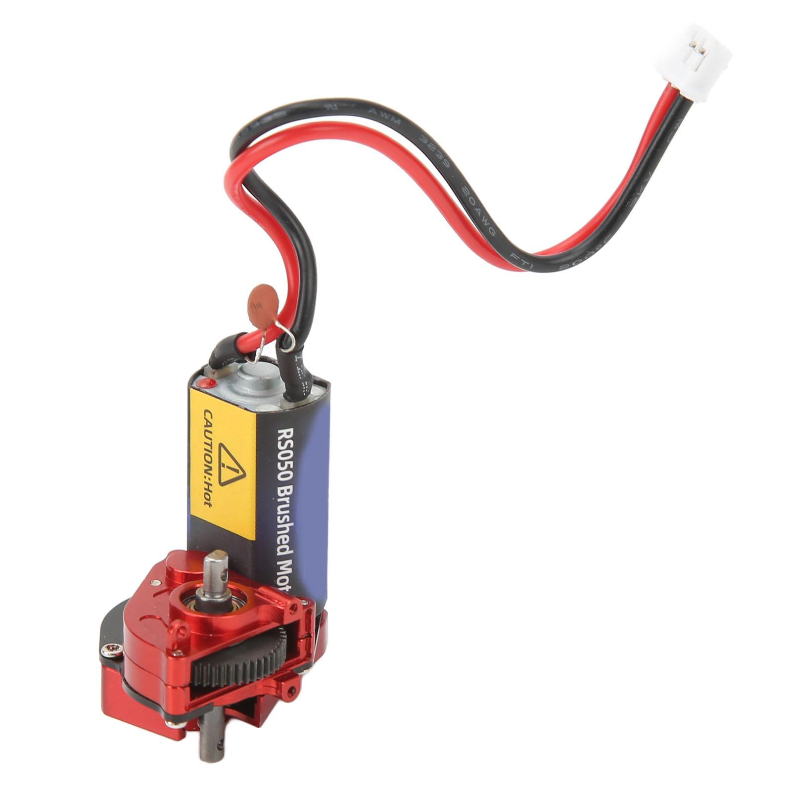 

Hobbyfans Transmission Case Gear Box with 66T Brushed Motor Aluminum Alloy RC Parts for Axial SCX24