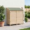 Garden Shed Natural 106 x 56 x 113.5 cm Solid Spruce Wood