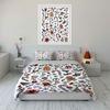 Festive Holiday Charm Bedding Sets Duvet Cover Sets Duvet Covers Pillowcases(1*Duvet Cover 2*Pillowcases Without Duvet Insert)