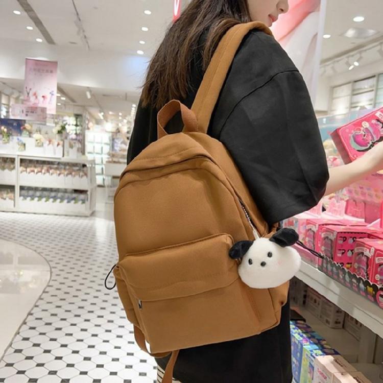 Stylish and Practical School Bag Women's Nylon Backpack for Students and Travel