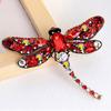 Lovely and Beautiful Women's Fashion Dragonfly Crystal Brooch Rhinestone Scarf Pin Jewelry MIT