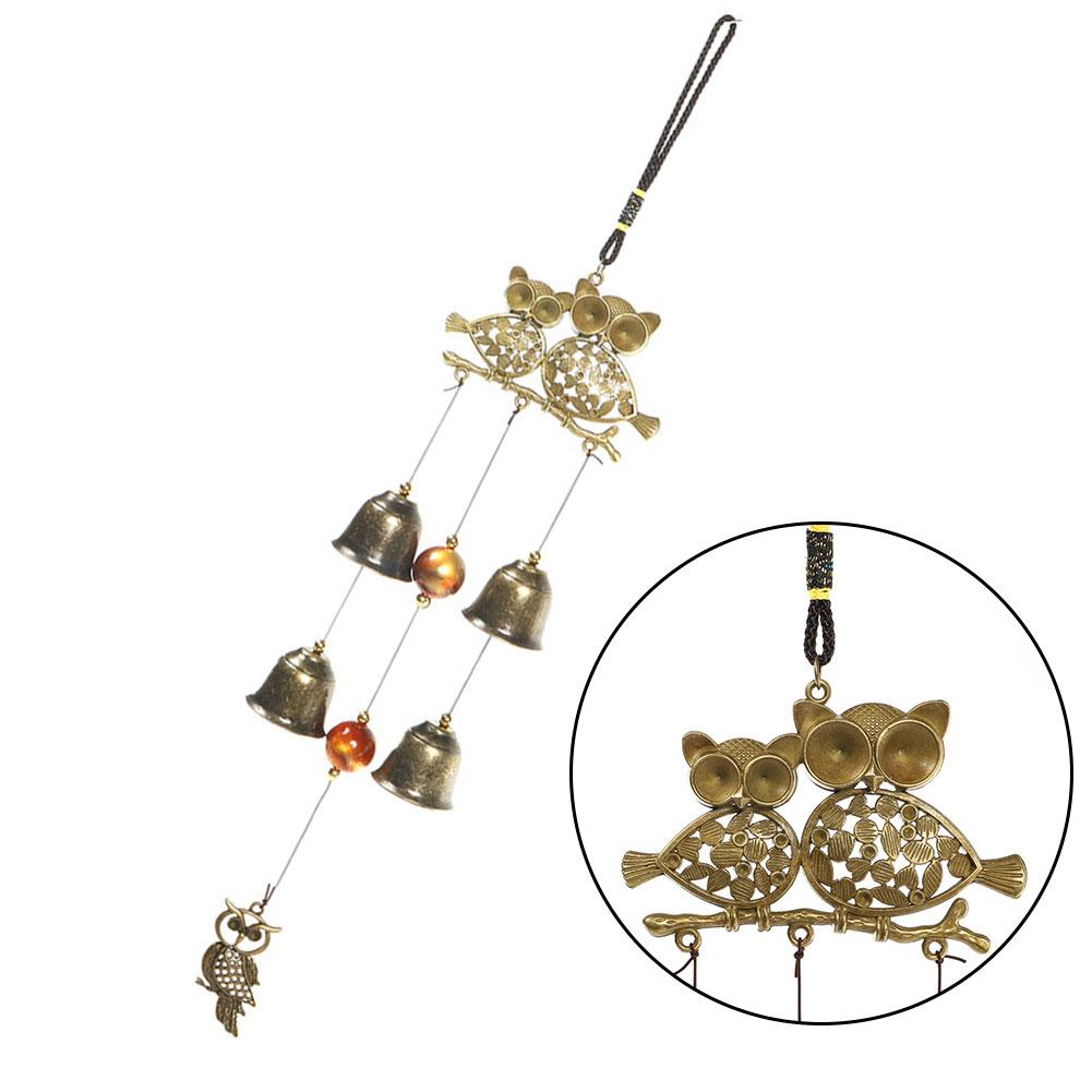 For A Soothing Ambiance Crafts Owl Wind Chime Compact Exquisite Gifts Home Indoor Lightweight Outdoor Garden Study