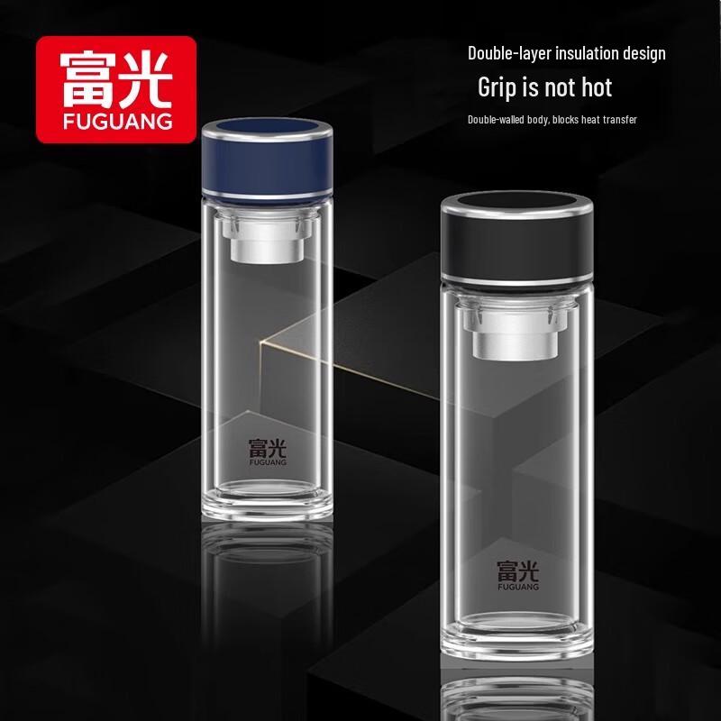 Fuguang Mingzhi Double-Wall Glass Tea Infuser