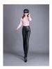 Matte Leather Pants Women Winter Fleece High Waist Leggings for Outerwear Small Feet Bottoms Women