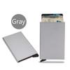 Minimalist Metal Pop Up Card Holder Wallet - Thin Slim Men's Luxury Small Purse and Card Protector Case