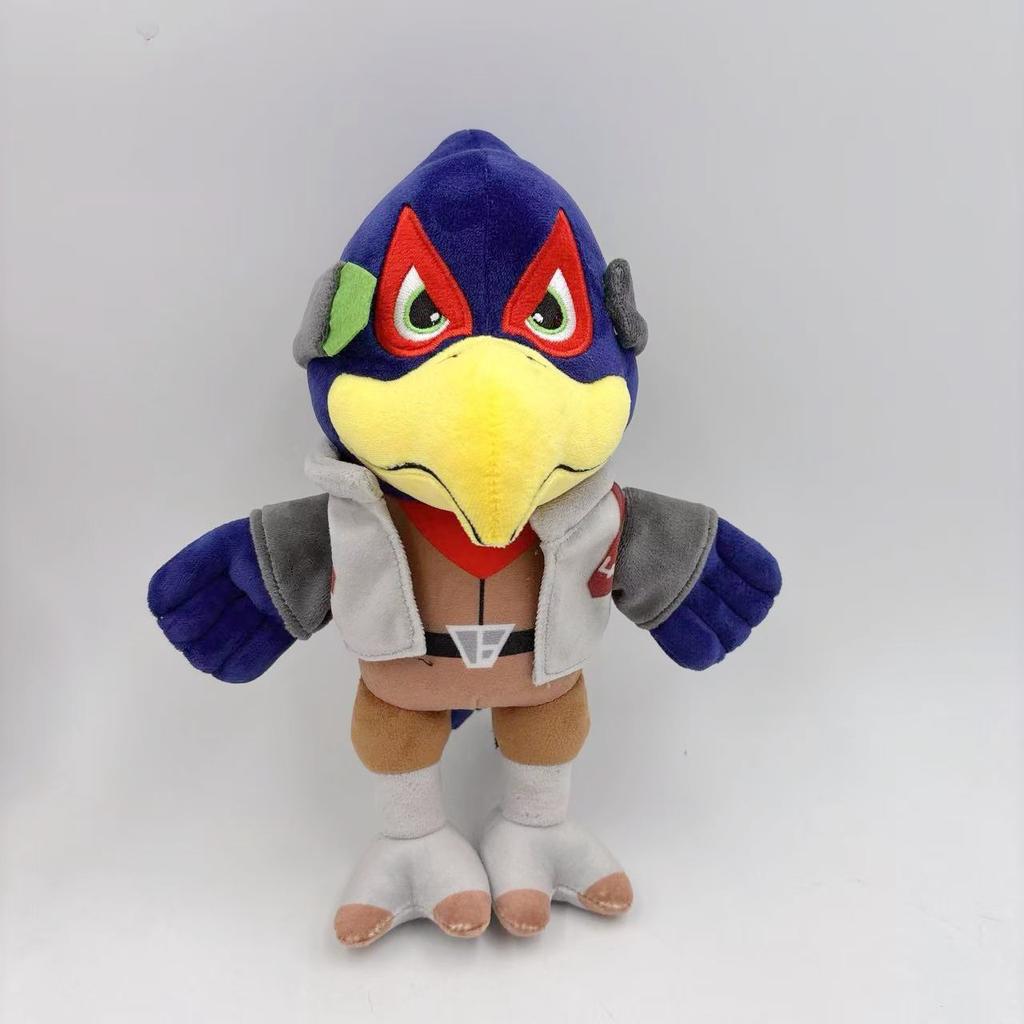 Star Fox Plush Fox McCloud Falco Lombardi Peppy Hare Slippy Toad Soft Stuffed Toys Video Game Character Collectible Dolls for Fans of Star Fox Series